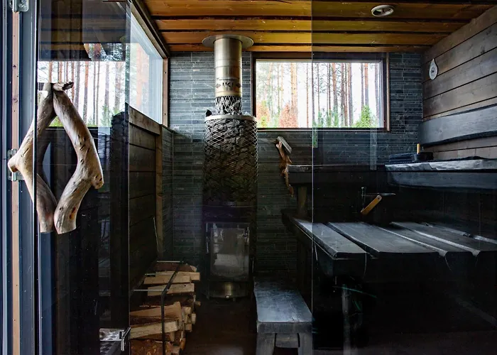 别墅 Luxury Guesthouse, Beachfront Sauna Jyväskylä